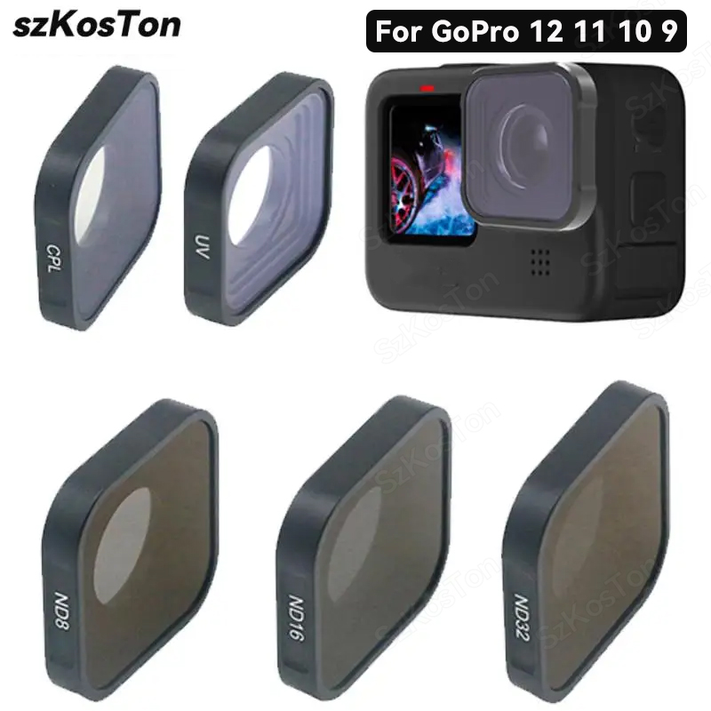 الأشعة فوق البنفسجية CPL ND8 N - مراجعة Gopro Action Camera Hero 12 Black وسعره