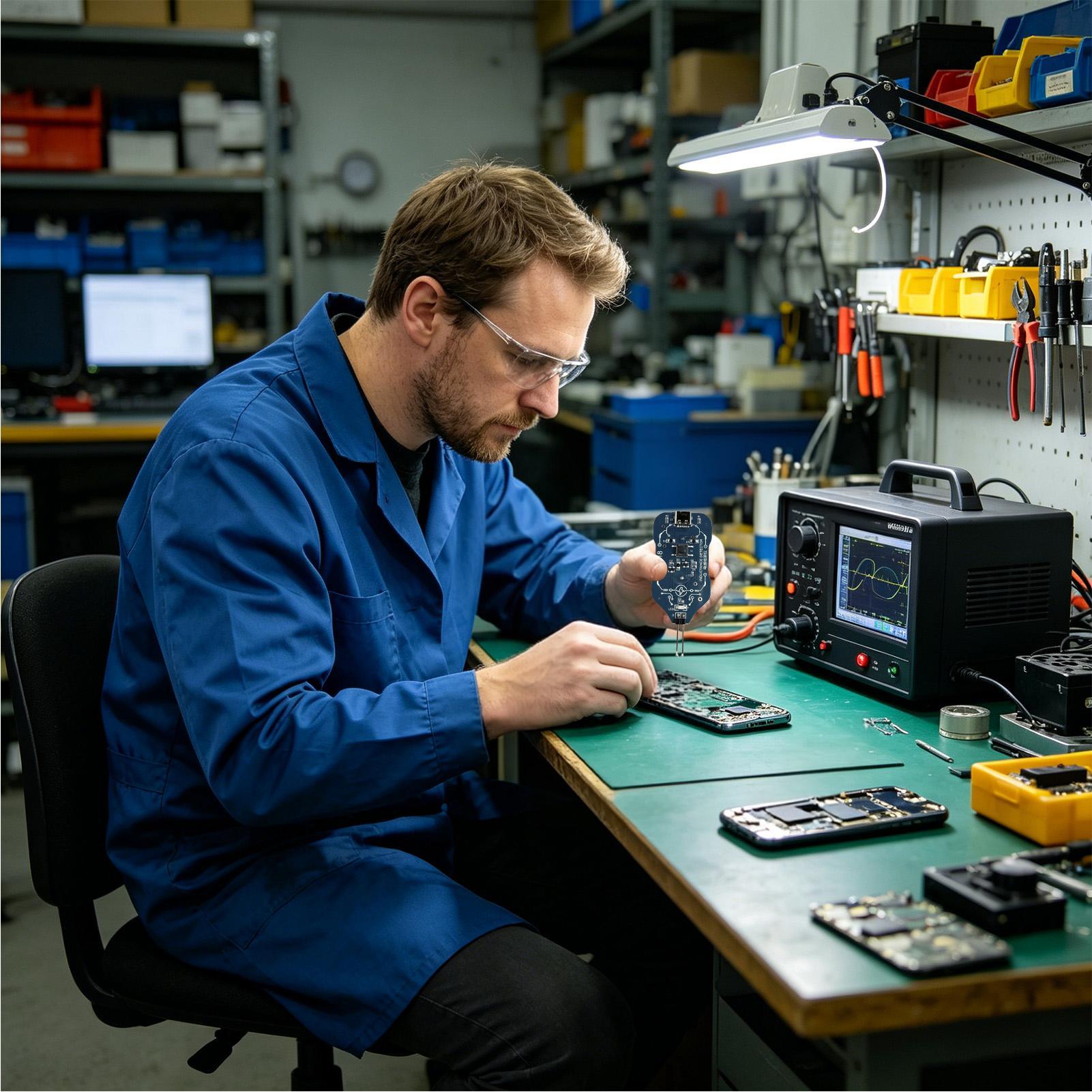 جهاز اختبار لوحات الدوائر الكه - مراجعة Electronics Repair For Beginners وسعره
