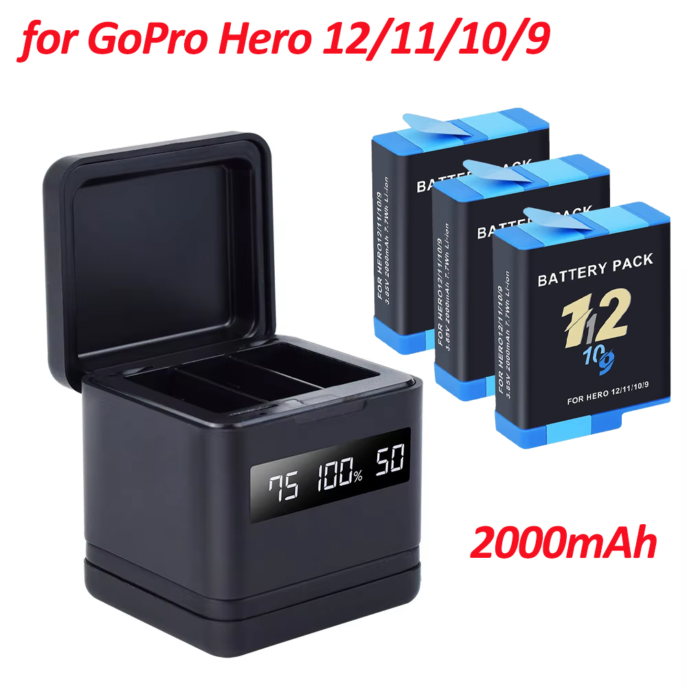 بطارية PALO لكاميرا GoPro Hero - مراجعة Gopro Action Camera Hero 12 Black وسعره